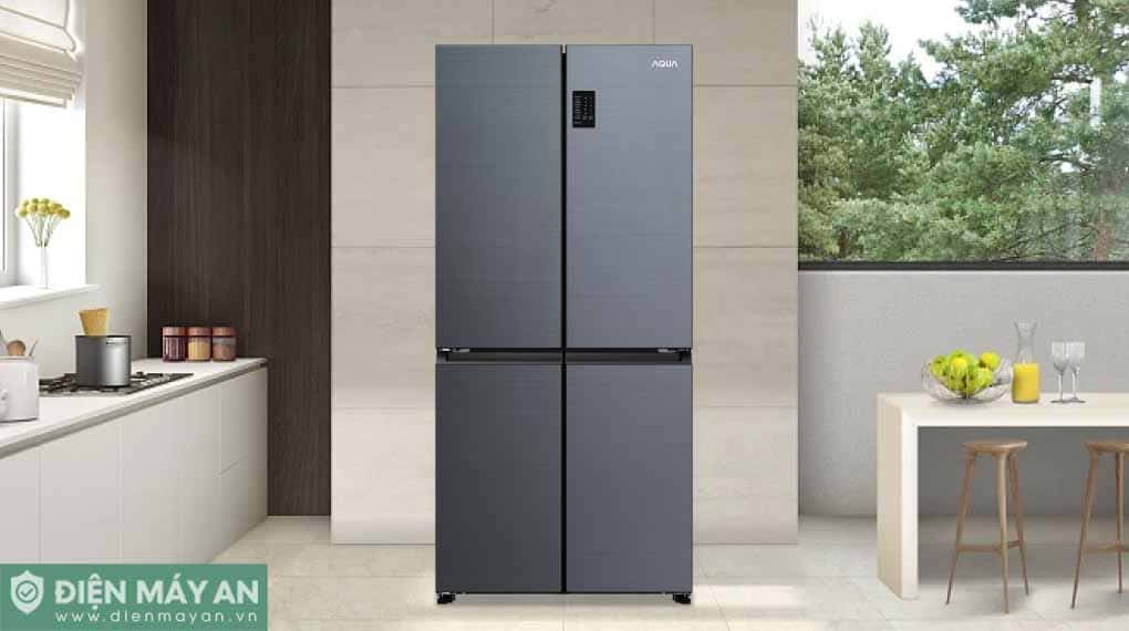 Tủ lạnh Aqua Inverter 469 lít Multi Door AQR-M536XA(SL)